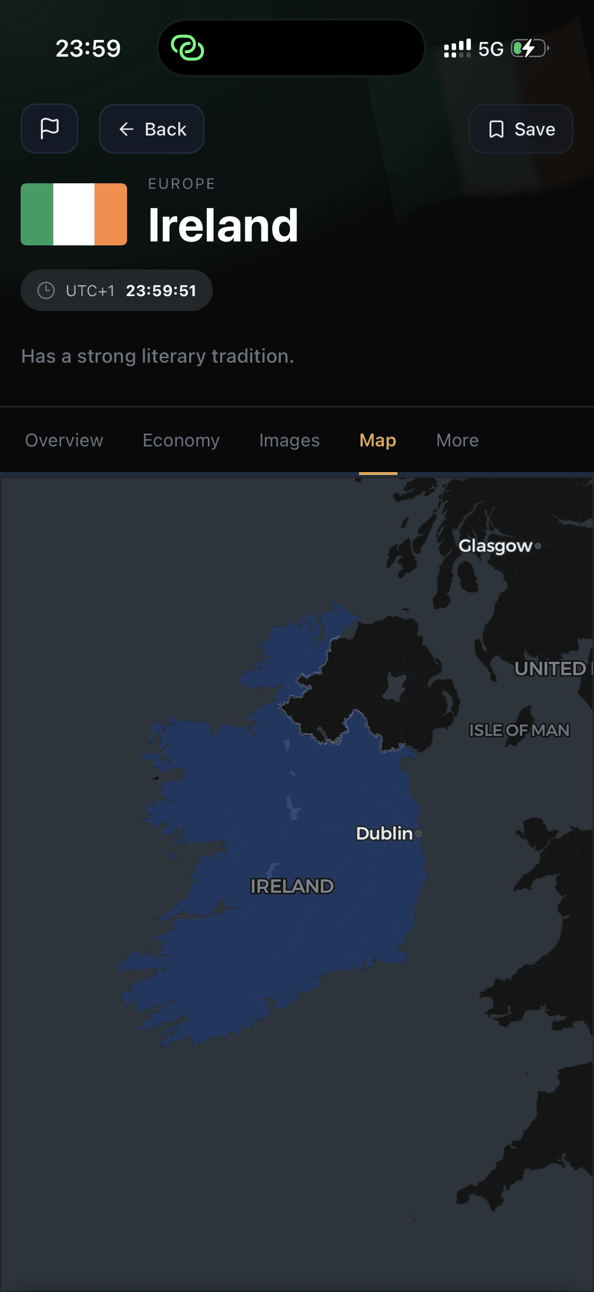 Mapyx interactive country map